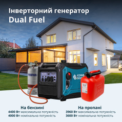 Гібридний інверторний генератор Konner&Sohnen KS 4000iEG S