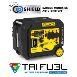 Трипаливний інверторний генератор CHAMPION C5500iES Tri Fuel (501534-UA)