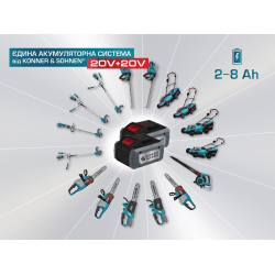 Акумуляторна газонокосарка Konner&Sohnen KS 43LM-40V (без АКБ та ЗП)