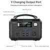 Зарядна станція Choetech BS004-EU-BK (484 Вт·год / 500 Вт)