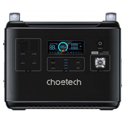 Зарядна станція Choetech BS006-EU-BK (1997 Вт·год / 2000 Вт)