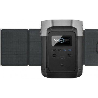 Набір EcoFlow Delta (1260 Вт·год / 1800 Вт) + two 110W Solar Panels Bundle