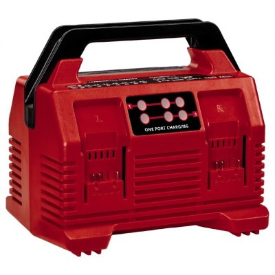 Зарядний пристрій для чотирьох акумуляторів Einhell 2x2 Power X-Quattrocharger 4А (4512102)