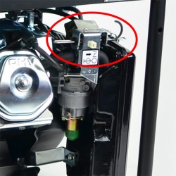 Газовий карбюратор GASPOWER KBS-2A (для генераторів 4 - 8 кВт з поздовжньою заслінкою "чека")