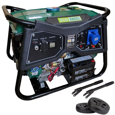 Бензиновий генератор IRON ANGEL EG 5500 ME