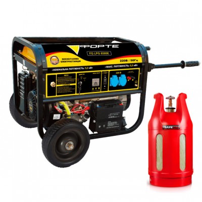Гібридний генератор FORTE FG LPG 6500E