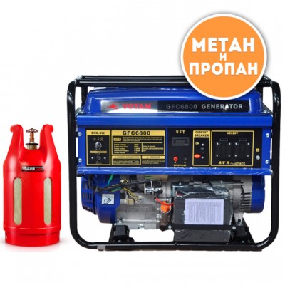 Гібридний генератор Votan GFC 6800E NGLPG