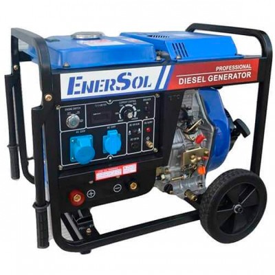 Дизельний зварювальний генератор EnerSol SWD-7E