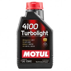 Масло MOTUL 4100 Turbolight 10W40 1L