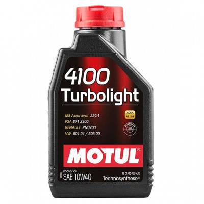 Масло для генераторів MOTUL 4100 Turbolight 10W40 1L