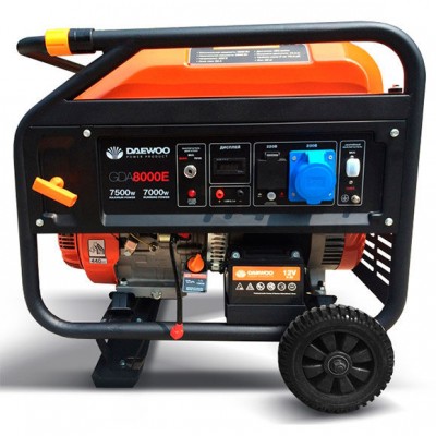 Бензиновий генератор Daewoo GDA 8000E