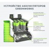 Газонокосарка акумуляторна Greenworks G40LM45 (2500107) (без акумулятора і ЗП)