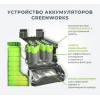 Газонокосарка акумуляторна Greenworks G40LM45K4 (2500107UB) (без акумулятора і ЗП)