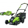 Газонокосарка акумуляторна Greenworks GD40LM45K4 з АКБ 4 Ah і ЗП (2500407UB)