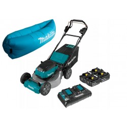 Газонокосарка акумуляторна Makita DLM532PT4 20-100 мм 70 л 39 кг (SOFA-DLM532PT4)