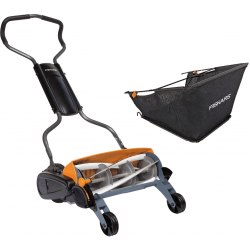 Газонокосарка і травосбірник Fiskars StaySharp Max (1001658)