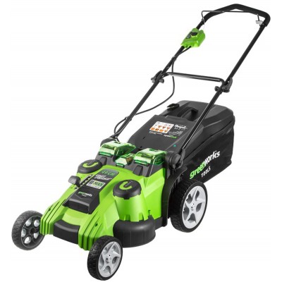Газонокосарка акумуляторна Greenworks TwinForce G40LM49DB (2500207) (без акумулятора і ЗП)