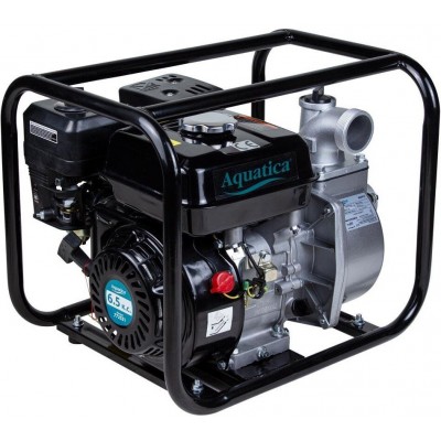Мотопомпа Aquatica 6.5 л. с. Hmax 26 м Qmax 30 м (4-ох тактний) (772 531)