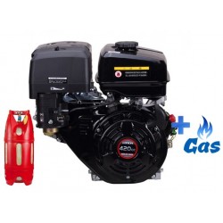 Бензо-газовий двигун Loncin G420F LPG