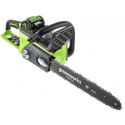 Ланцюгова пила акумуляторна Greenworks GD40CS40K2 з АКБ 2шт * 2 Аh і ЗП (20077UC)