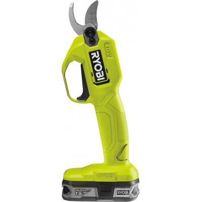 Акумуляторний секатор Ryobi ONE+ RY18SCA-115P з кобурою і заточувальним каменем (5133005563)