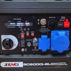 Гібридний інверторний генератор SENCI SC6000i-BL(D)