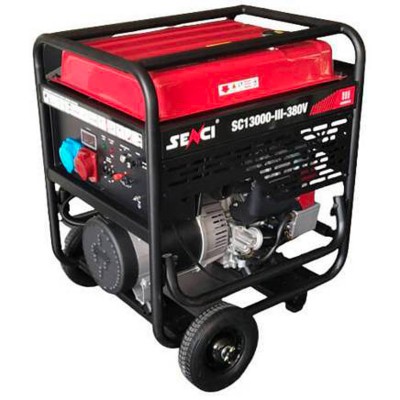 Бензиновий генератор SENCI SC 13000-III 380V