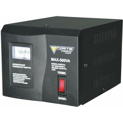 
Стабілізатор релейний FORTE MAX-500VA
