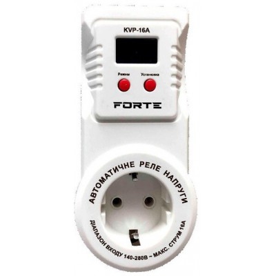 
Реле напруги Forte KVP-16A
